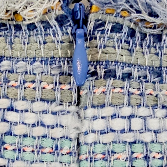 Anthropologie Akemi + Kin Boho Tweed Shift Dress Sz. 4 - Picture 12 of 15